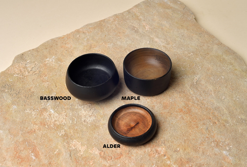 Basswood, Alder, Maple Trio: Kitchy Bowls