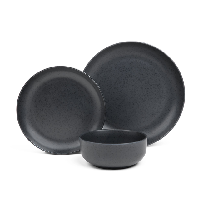 Melamine Modern Essentials Tableware (12-Piece Set, 4 Place Settings)-gallery-53875352207732