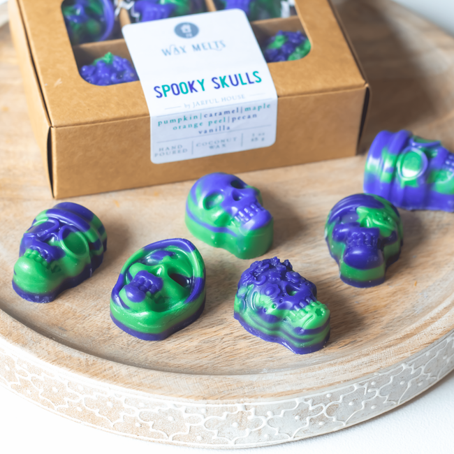 Halloween Wax Melts Spooky Skulls | Fall Tarts Pack of 6-gallery-29667922083910