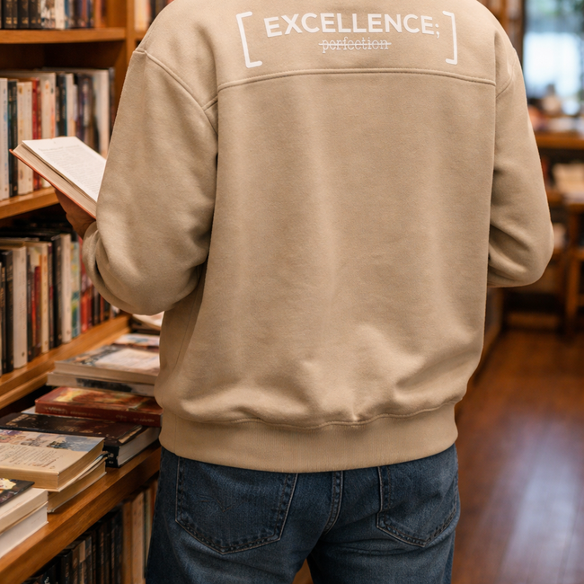 Excellence, Not Perfection Crewneck-gallery-46488959844606