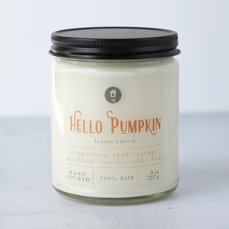 Hello Pumpkin Scented Soy Candle - 8 oz.