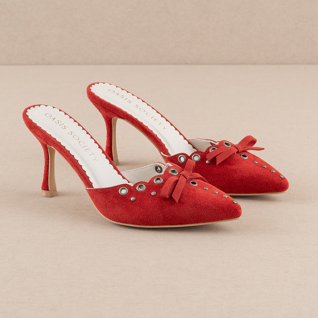 The Meridian | Red Kitten Heel-gallery-36971163484337