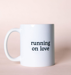 Running on Love Coffee Mug