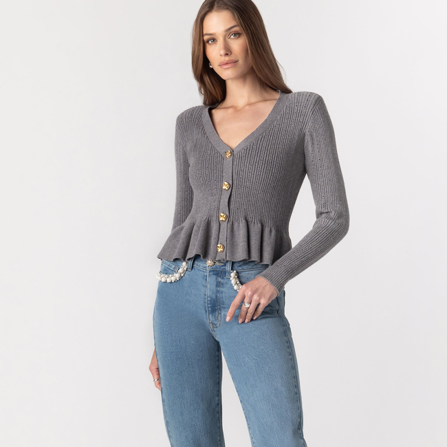 Lirio Pointelle Cardigan-gallery-44400053715194