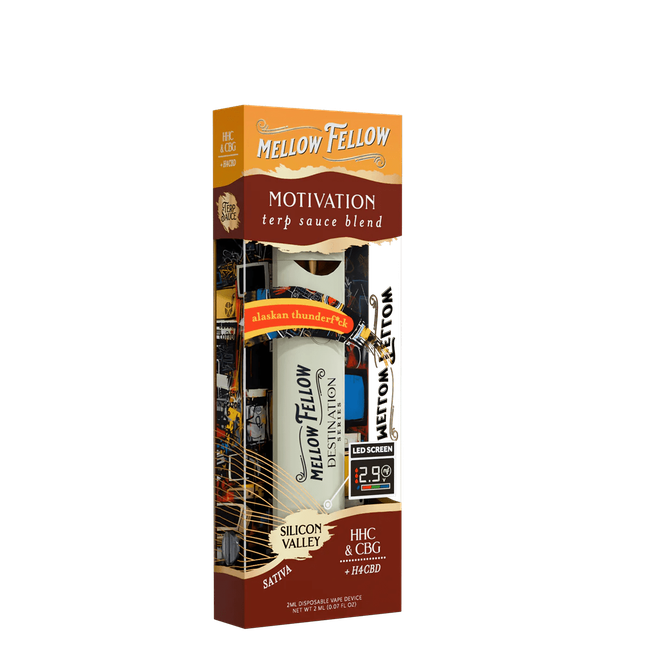 Motivation Blend - Terp Sauce 2ml Disposable Vape - Alaskan Thunderf*ck (Sativa)-gallery-37327637217486