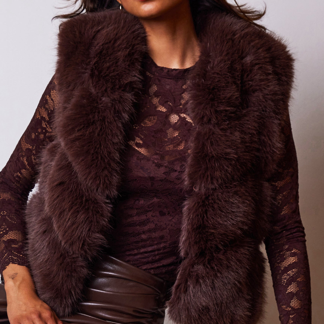 Rosario Faux Fur Vest-gallery-44930758213882