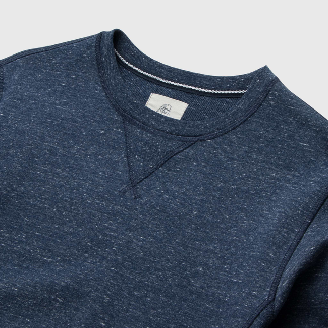 Butch Melange Crewneck - Navy Heather-gallery-42415450095874