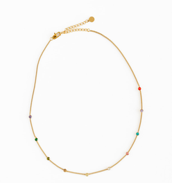 Rainbow Gem Necklace