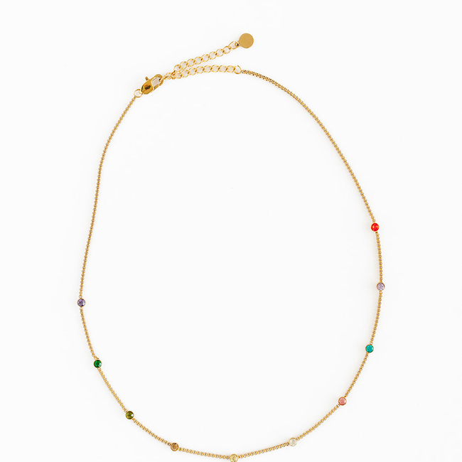 Rainbow Gem Necklace-gallery-36452274634926