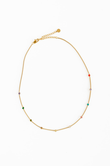 Rainbow Gem Necklace
