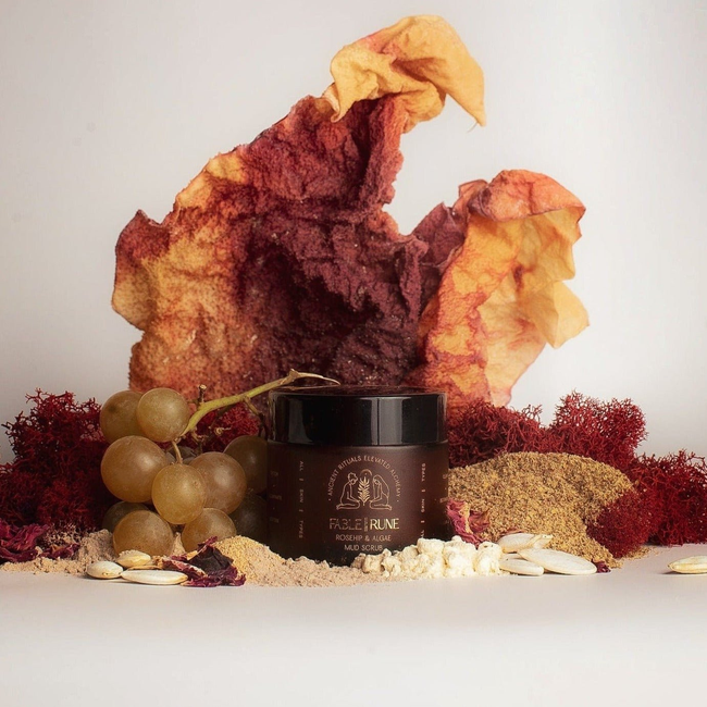 ROSEHIP & ALGAE MUD FACE SCRUB-gallery-39236776362146