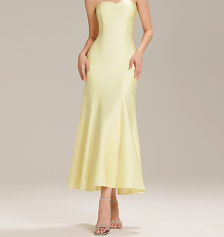 Knit Sleeveless Mermaid Wedding Guest Dress