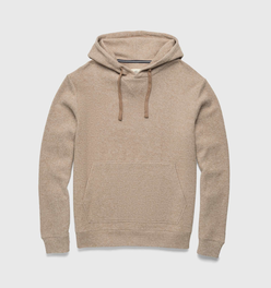 Justin Cashmist Fleece Hoodie - Camel Heather
