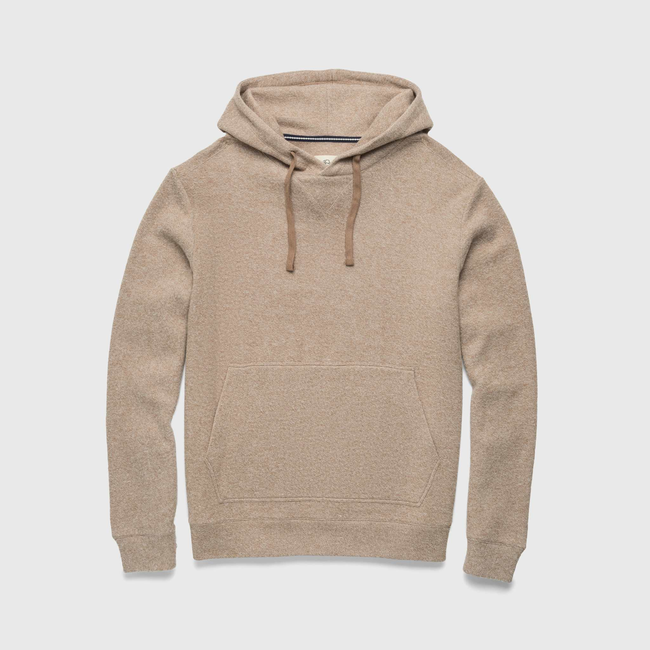 Justin Cashmist Fleece Hoodie - Camel Heather-gallery-44025291014402