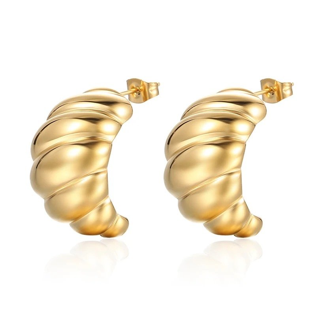 Croissant Earrings-gallery-31803309555787