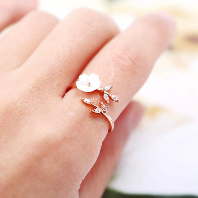 Cherry Blossom Adjustable Ring-gallery-30351418294330