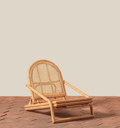 Montauk Folding Rattan Chair