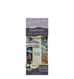 Harmony Blend - Terp Sauce 1ml Disposable Spinner Vape - Grape Dosidos (Indica)