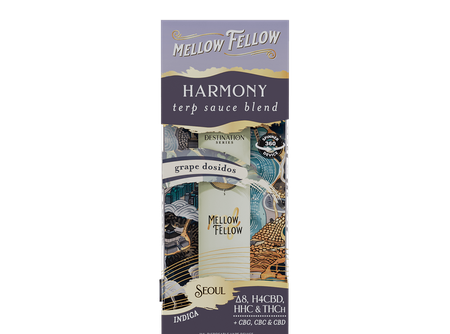 Harmony Blend - Terp Sauce 1ml Disposable Spinner Vape - Grape Dosidos (Indica)
