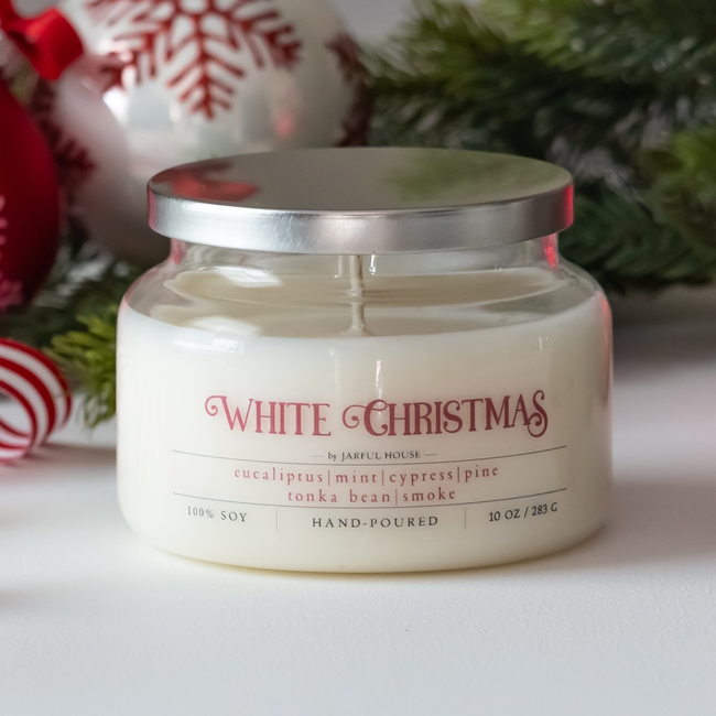 Christmas Candle White Christmas - 10 oz-gallery-28532911079494