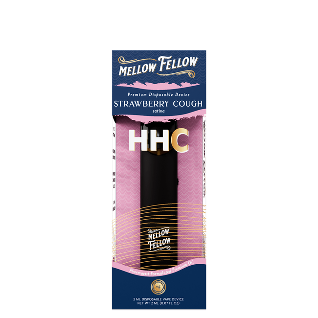 HHC Premium 2ml Disposable Vape - Strawberry Cough (Sativa)-gallery-37045920039118