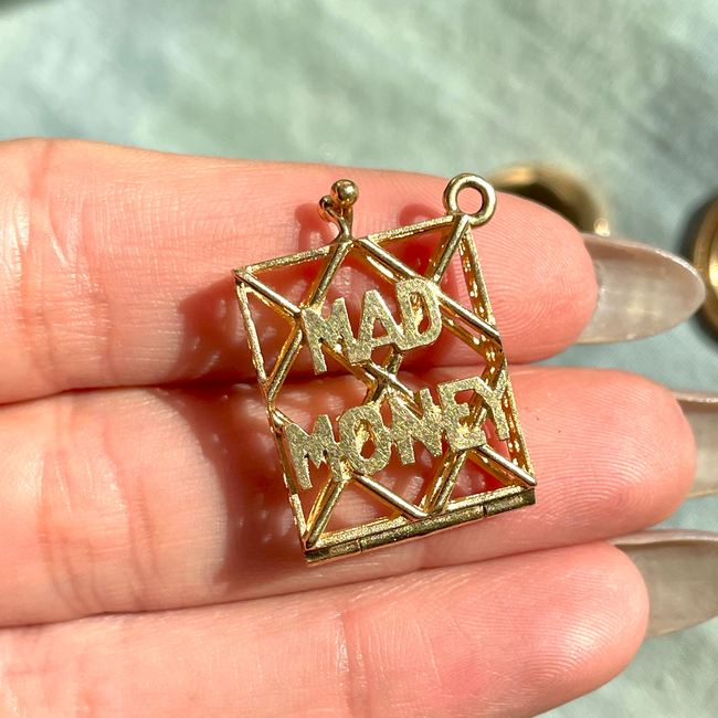Vintage 14K Mad Money pendant-gallery-45118090051899