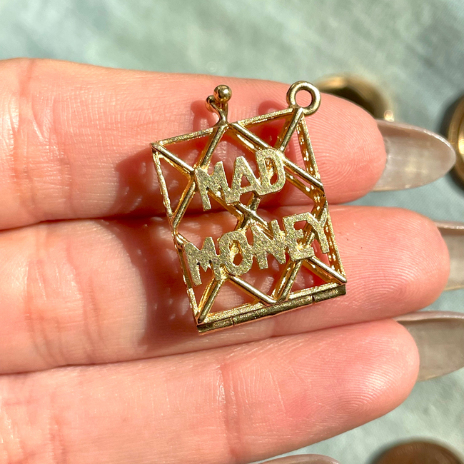 Vintage 14K Mad Money pendant-gallery-45118090051899