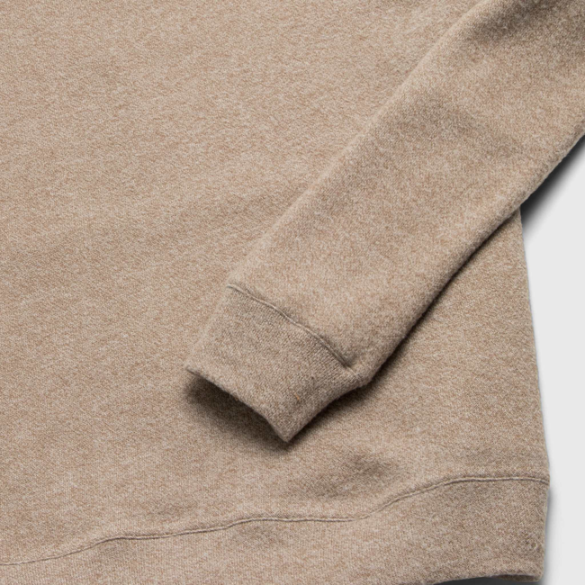 Butch Cashmist Crewneck - Camel Heather-gallery-44025214501122