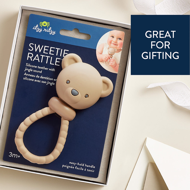 Sweetie Rattle™ Silicone Teether-gallery-37454947549355