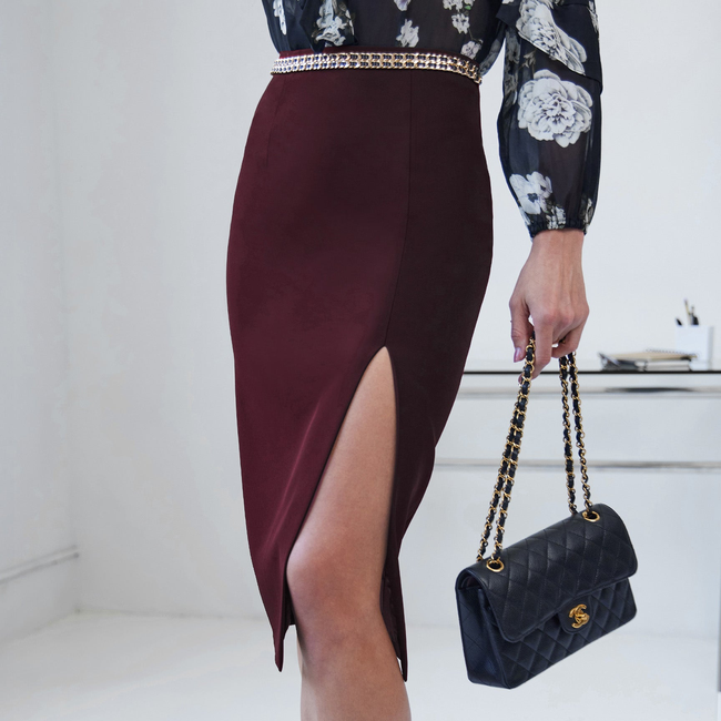 Margery Crepe Skirt-gallery-44809649389818