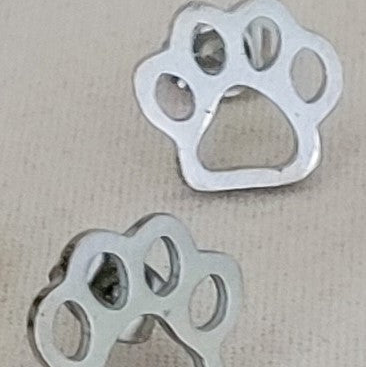 Paw Stud Earrings-gallery-42564076470522