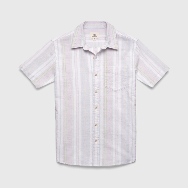 Joey Stripe Shirt - White-gallery-47040741245186