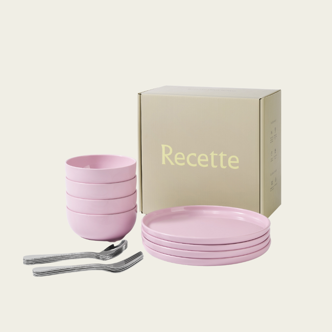 Complete Dinnerware Set | Pink-gallery-33942441984074