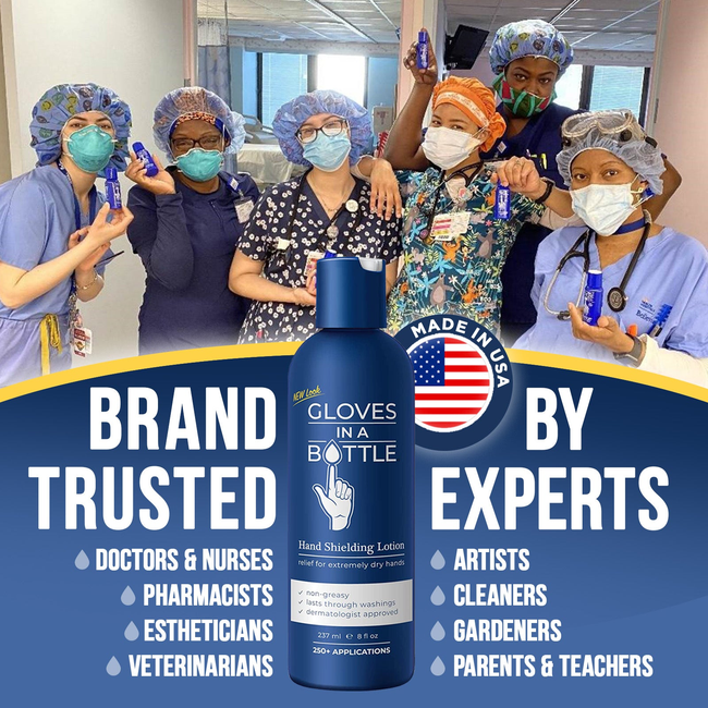 Gloves In A Bottle Shielding Lotion 8 Oz Bottle with a New Pump-gallery-30585448005706