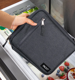 Classic Soft Sided Lunch Box - New Color Charcoal Gray!