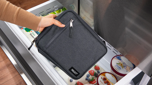 Classic Soft Sided Lunch Box - New Color Charcoal Gray!