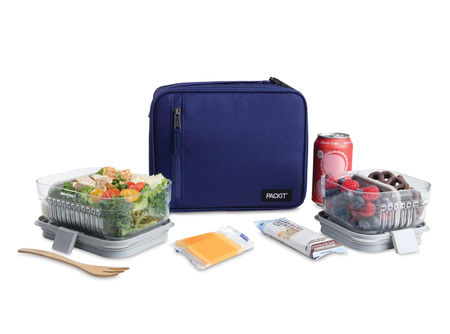 Classic Soft Sided Lunch Box - New Color True Blue!