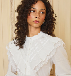 GUNNE SAX by ModCloth Karina Edwardian Ruffle Blouse