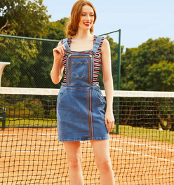 A Posh Picnic Denim Overall Jumper