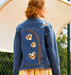 Over the Rainbow Denim Jacket