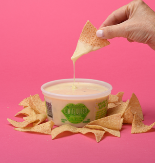 White Queso with Diced Green Chiles