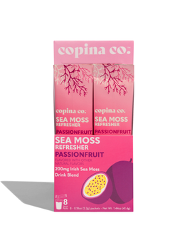 Passionfruit Sea Moss Refresher Drink Stick Pack Carton