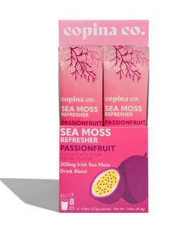 Passionfruit Sea Moss Refresher Drink Stick Pack Carton