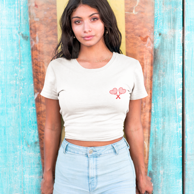 Love All Tennis Women's Heart Logo T-Shirt-gallery-35648356024401