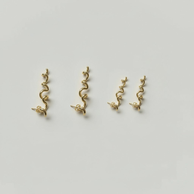 Love Earrings - Gold Plated-gallery-38086969196720
