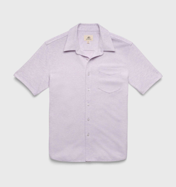 Tony Pique Knit Shirt - Purple Heather