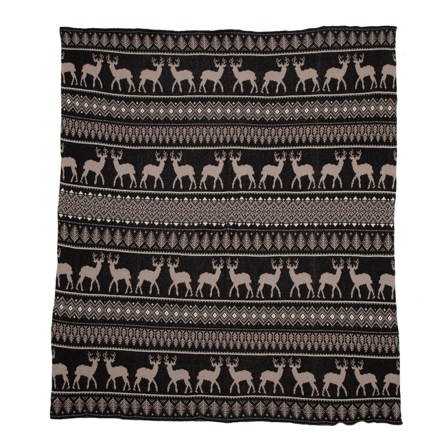 Sale Vintage Fair Isle Throw Blanket-gallery-46682936803619