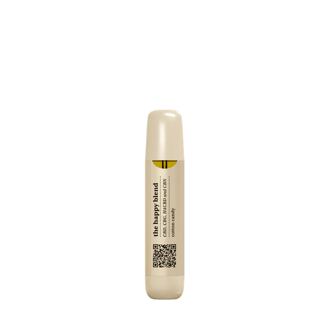 The Happy Blend - 1ml CBD Disposable Vape (Cotton Candy)-gallery-37327598321870