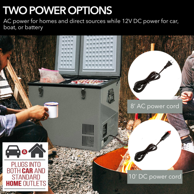 Whynter FM-62DZ 62 Qt Dual Zone Portable Fridge/Freezer (AC/DC)-gallery-47186689687800