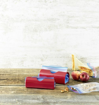 BAGGIE ORGANIZER SET OF 2 RED (1X L, 1X S)